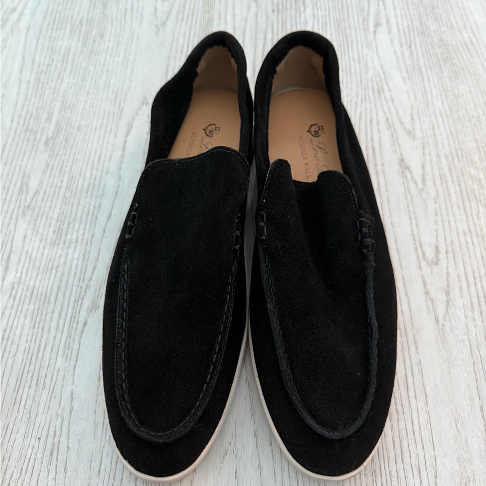NEVER WORN Black Suede Men's Loafers